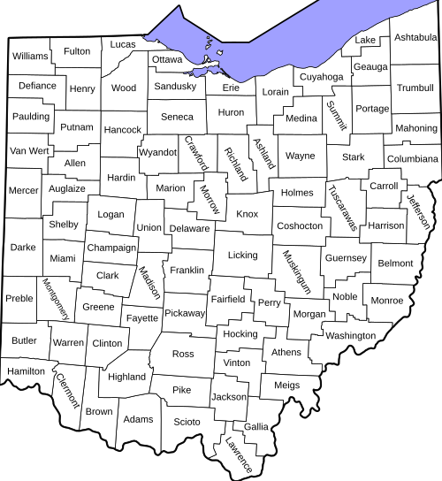 Counties in Ohio